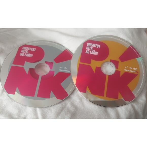 Greatest Hits... So Far!!! Pink 1 each CD & DVD 2010 Explicit Version - Picture 3 of 4